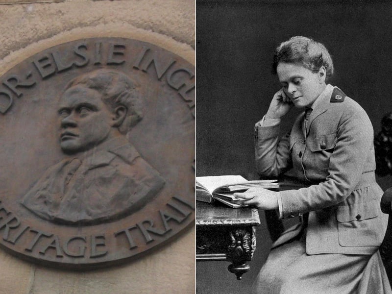Elsie Inglis is revered for her work in medical care for women in Edinburgh, and overseas. Inglis founded a maternity hospital for poor women in 1899 which later became known as ‘the Hospice’. She became famous during the First World War after she found the inspiration for the Scottish Women’s Hospitals for Foreign Service which sent hospital units to France, Russia, Corsica, Greece and Serbia (where she became the first woman to receive the Order of the White Eagle, Serbia’s highest honour for heroism.) After her death, remaining funds from the service were used to build a hospital in her name; the Elsie Inglis Memorial Maternity Hospital.