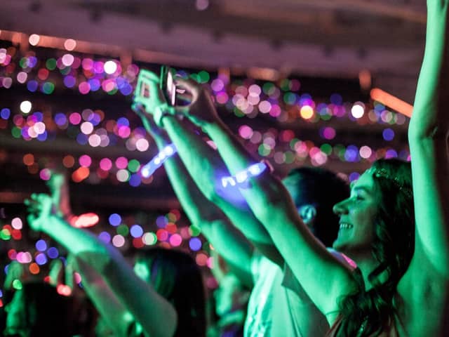 Thousands of revellers wearing LED wristbands are expected to light up Princes Street during Edinburgh's Hogmanay celebrations.