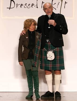 Sir Sean Connery and Lady Micheline at Dressed To Kilt (Photo: Dr Geoffrey Scott Carroll/ Dressed To Kilt).