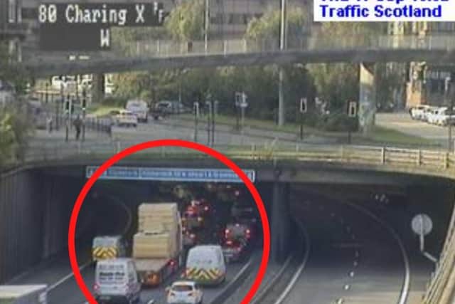 Two lanes on the eastbound carriageway at junction 19 (Charing Cross) remain closed.