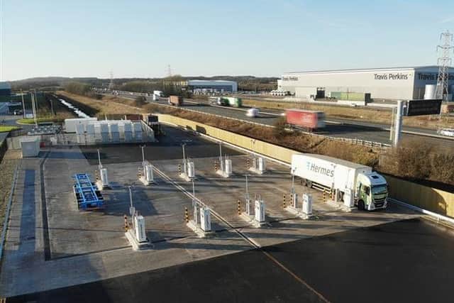 The new facility, at Eurocentral, will have the capacity to refill 450 lorries each day with biofuel made from manure