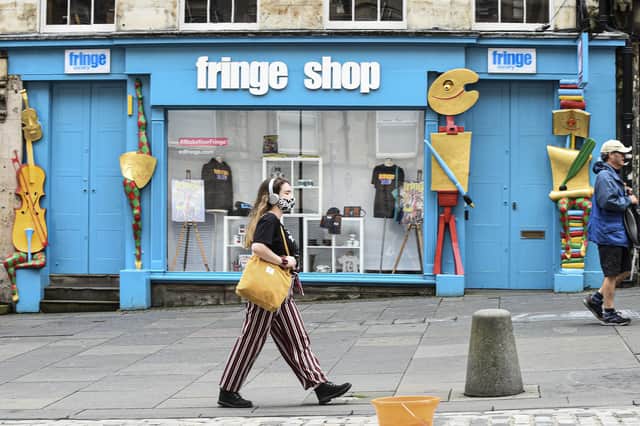 The Fringe box office on Edinburgh's High Street is not selling tickets in perspn this year