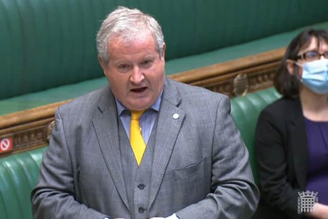 SNP Westminster leader Ian Blackford confronted the Prime Minister over his previous comments.