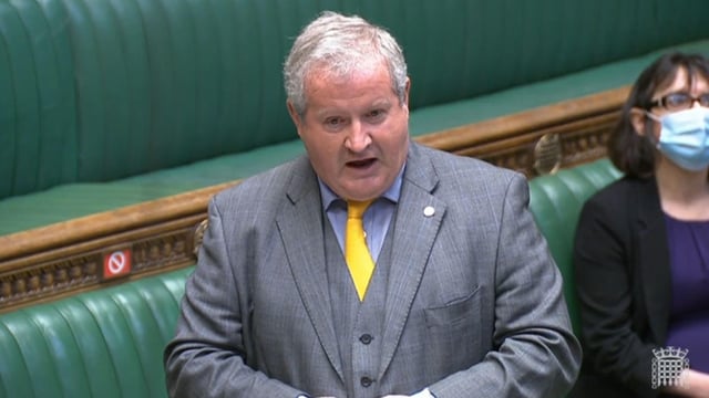 SNP Westminster leader Ian Blackford confronted the Prime Minister over his previous comments.