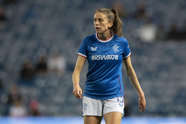 The former Manchester United forward was a key figure in Rangers' title win last season and remains vital for Malky Thomson's side despite not featuring as much as she would have liked this campaign.