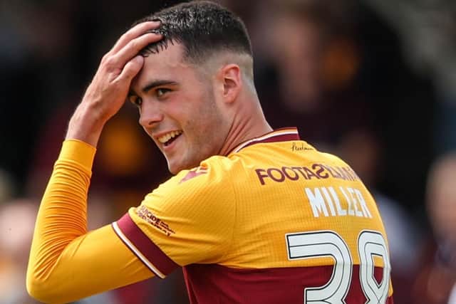 Lennon Miller has been a key player for Motherwell this season at the age of just 17. (Photo by Ross MacDonald / SNS Group)
