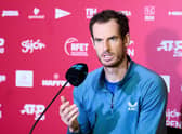 Andy Murray speaks to the media ahead of the Gijon Open.
