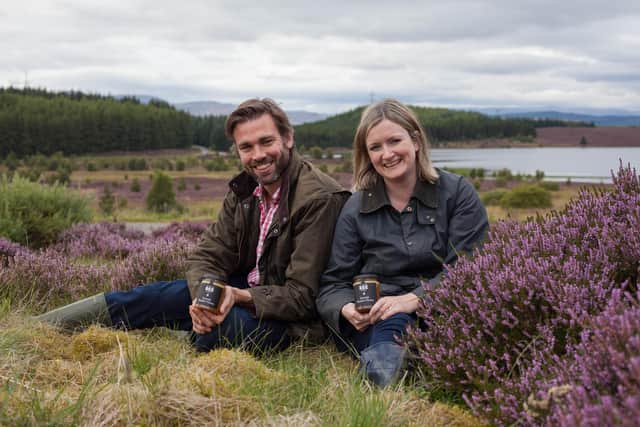 Iain and Suzie Millar set up the Scottish Bee Company in 2017, producing honeys from bee hives across the country