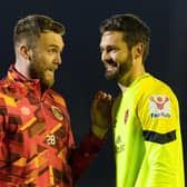 Hearts goalkeepers Zander Clark, left, and Craig Gordon, right, are both in the Scotland squad.