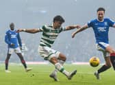 The Portuguese winger started the League Cup final win over Celtic's rivals. (Photo by Craig Foy / SNS Group)