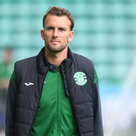 Hibs striker Christian Doidge has joined Kilmarnock on loan until the end of the season. (Photo by Ross Parker / SNS Group)