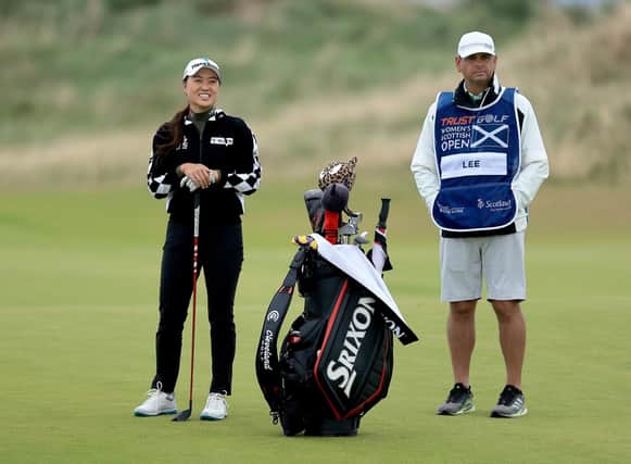 Minjee Lee waits to play a shot during last year's Trust Golf Women's Scottish Open at Dumbarnie Links. Picture: David Cannon/Getty Images.