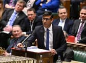 Rishi Sunak during Prime Minister's Questions in the House of Commons
