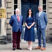 The three Edinburgh focused directors with Scottish Chartered Accountants, Douglas Home & Co 
L-R Alan Drummond, Sheryl Macaulay, Darren Thomson - Managing Director