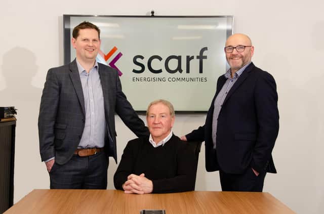 From left: David Mackay, Ed Rennie, and Lawrence Johnston.
