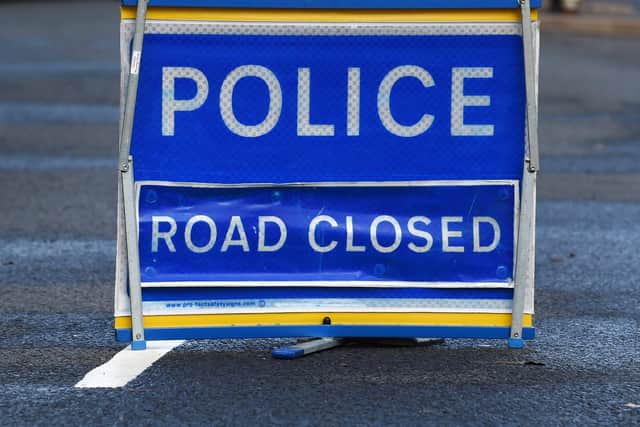 Police have confirmed the motorway is closed at junction 13.