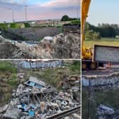 Wallyford: Video shows the moment that a lorry is lifted off the line after crashing through a wall onto the train tracks in East Lothian