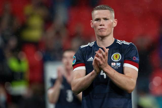 Scotland's Scott McTominay should be deployed in his favoured Man Utd midfield role against Israel (Photo by Craig Williamson / SNS Group)