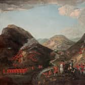 The Battle of Glenshiel 1719 by Peter Tillemans. National Galleries of Scotland, purchased with assistance from the National Heritage Memorial Fund and the Art Fund 1984