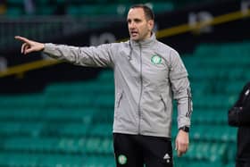 Celtic interim boss John Kennedy won his first game in charge. Picture: SNS