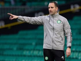 Celtic interim boss John Kennedy won his first game in charge. Picture: SNS