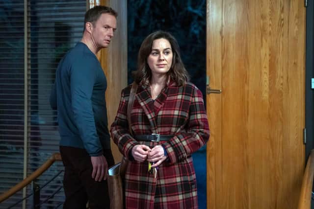 In The Drowning Jill Halfpenny thinks she's found her missing child but Rupert Penry-Jones claims he's the boy's father