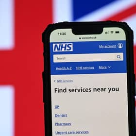 All patients in England have had access to an NHS app since 2019. Scotland's version is so far available only to dermatology patients in Lanarkshire (Picture: Justin Tallis/AFP via Getty Images)