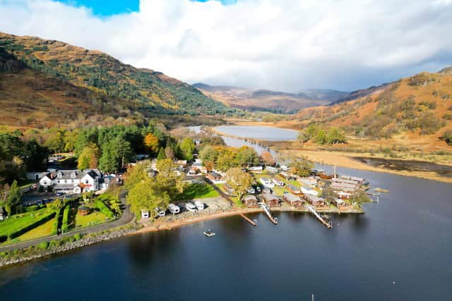 Ardlui Hotel, Marina and Holiday Park is situated on the northern shore of Loch Lomond and is set across 11 acres.