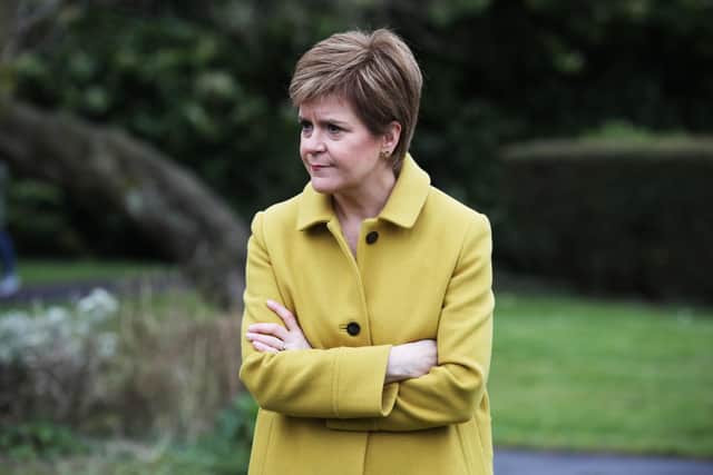 Nicola Sturgeon has defended the school assessment system in operation for senior pupils.