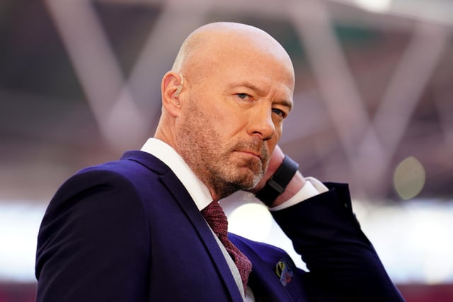 Alan Shearer has seen a year-on-year increase of £60,000, bringing his salary to £450,000-£454,999
