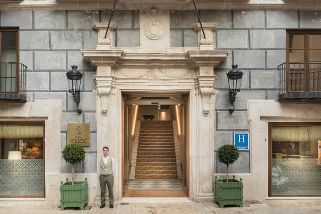 The entrance to Palacio Solecio in Malaga's Old Town. Pic: Contributed