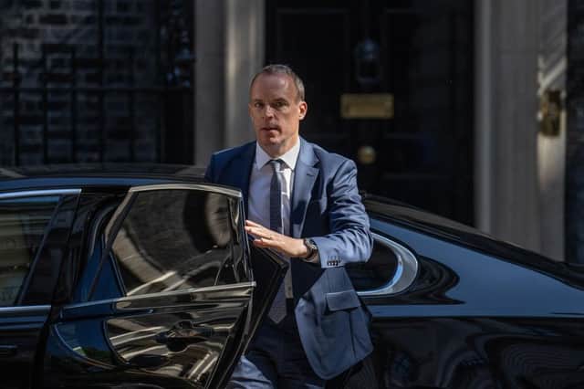Deputy Prime Minister Dominic Raab previously stood in for Boris Johnson when he was ill with Covid.