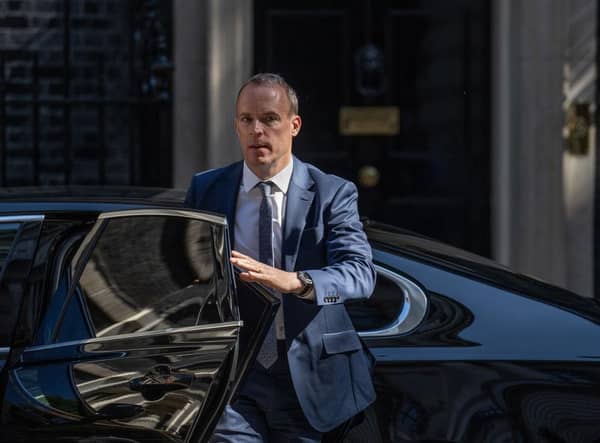 Deputy Prime Minister Dominic Raab previously stood in for Boris Johnson when he was ill with Covid.