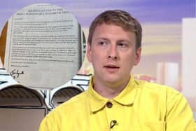 Joe Lycett has penned a full page advert in a newspaper inviting the former prime minister Liz Truss to appear on his new TV show.