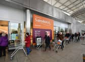 Sainsbury's said overall sales in the year to March 6 jumped 7.8 per cent, including an 8.3 per cent hike in non-food business as shoppers were unable to head to non-essential retailers for large parts of the year. Picture: Dan Mullan/Getty Images