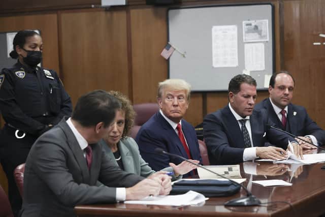 Donald Trump's legal problems could prompt moderate Republicans to stay at home or vote for Democrat Joe Biden (Picture: Andrew Kelly-Pool/Getty Images)