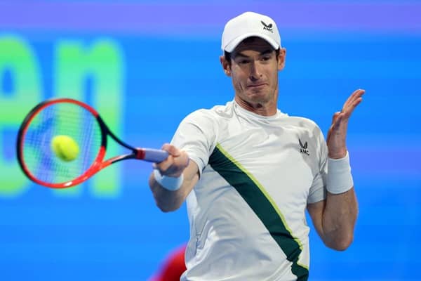 Andy Murray lost in the final of the Qatar Open to Russian Daniil Medvedev. (Photo by Mohamed Farag/Getty Images)