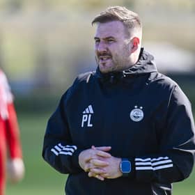 Aberdeen interim manager Peter Leven has undergone an emergency operation in hospital. (Photo by Rob Casey / SNS Group)
