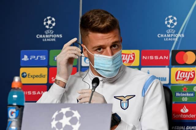 Sergej Milinkovic Savic of SS Lazio is another who could miss out. (Photo by Marco Rosi - SS Lazio/Getty Images)