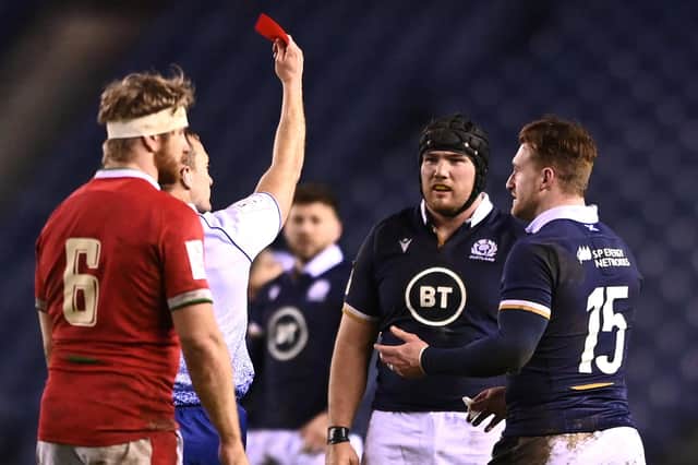 Zander Fagerson's red card against Wales was harsh, argues Hamish Watson. Picture: Stu Forster/Getty Images