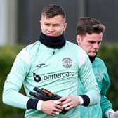 New signing Maksymilian Boruc while he was on trial with Hibs in March. Photo by Paul Devlin / SNS Group