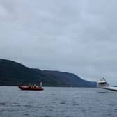 RNLI to the rescue as Catalina drifts on Loch Ness