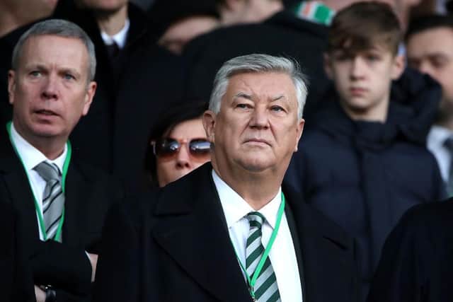 Celtic chief executive Peter Lawwell has thanked fans for their support after he and his family were targeted in a “devastating attack”.