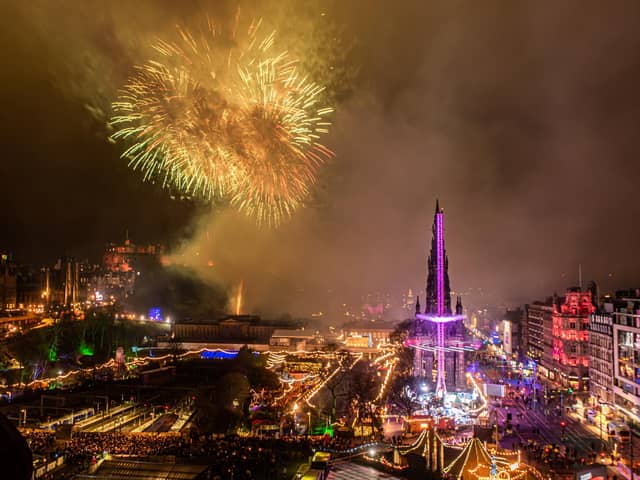 Edinburgh's Hogmanay festival has been stage since 1993. Picture: Liam Anderstrem