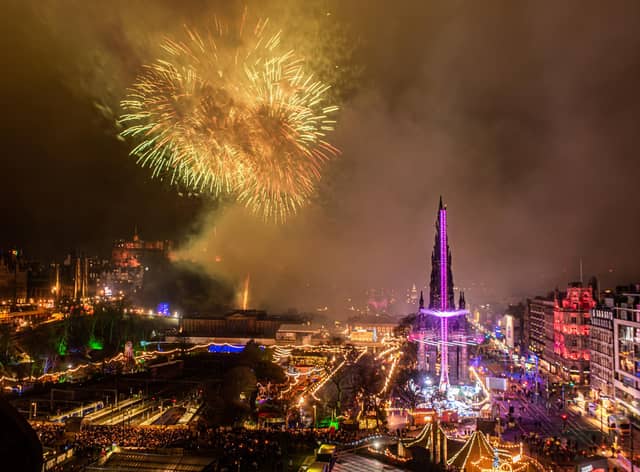 Edinburgh's Hogmanay festival has been stage since 1993. Picture: Liam Anderstrem
