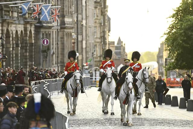 The service will mix old and new elements and be wrapped in an elaborate displace of pageantry, military and ceremony. Euan Cherry/PA Wire.