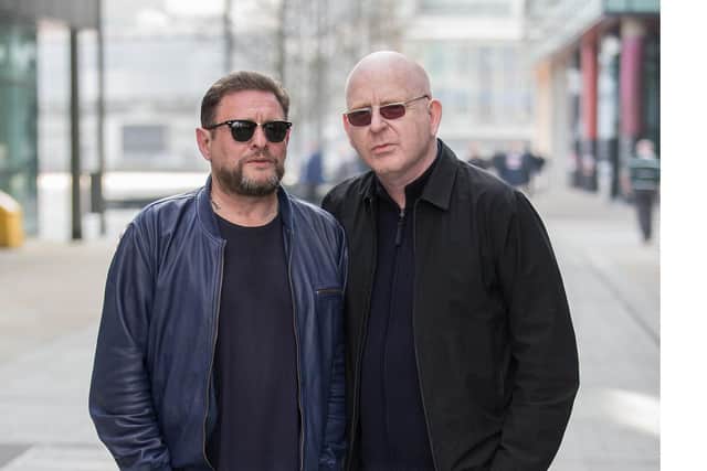 Alan McGee with Happy Monday's Shaun Ryder in 2015.