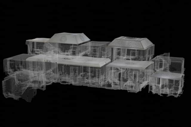 The 3D scan of Kellie Castle (Pic: NTS)