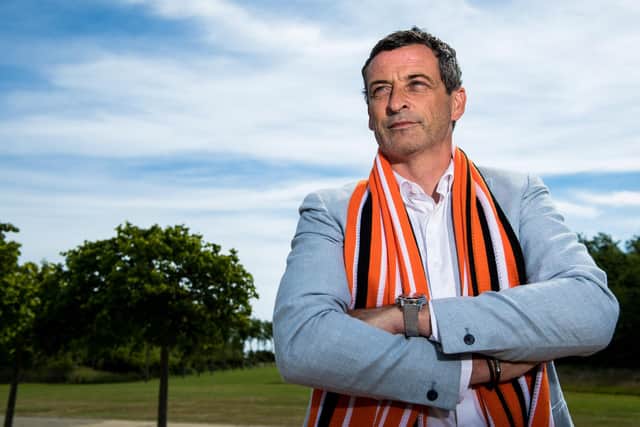 New Dundee United head coach Jack Ross is unveiled to the media.