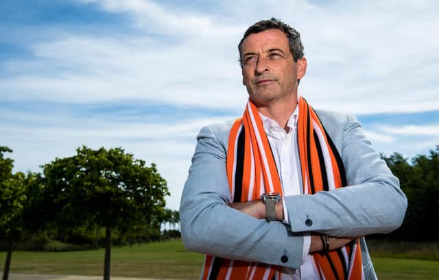 New Dundee United head coach Jack Ross is unveiled to the media.